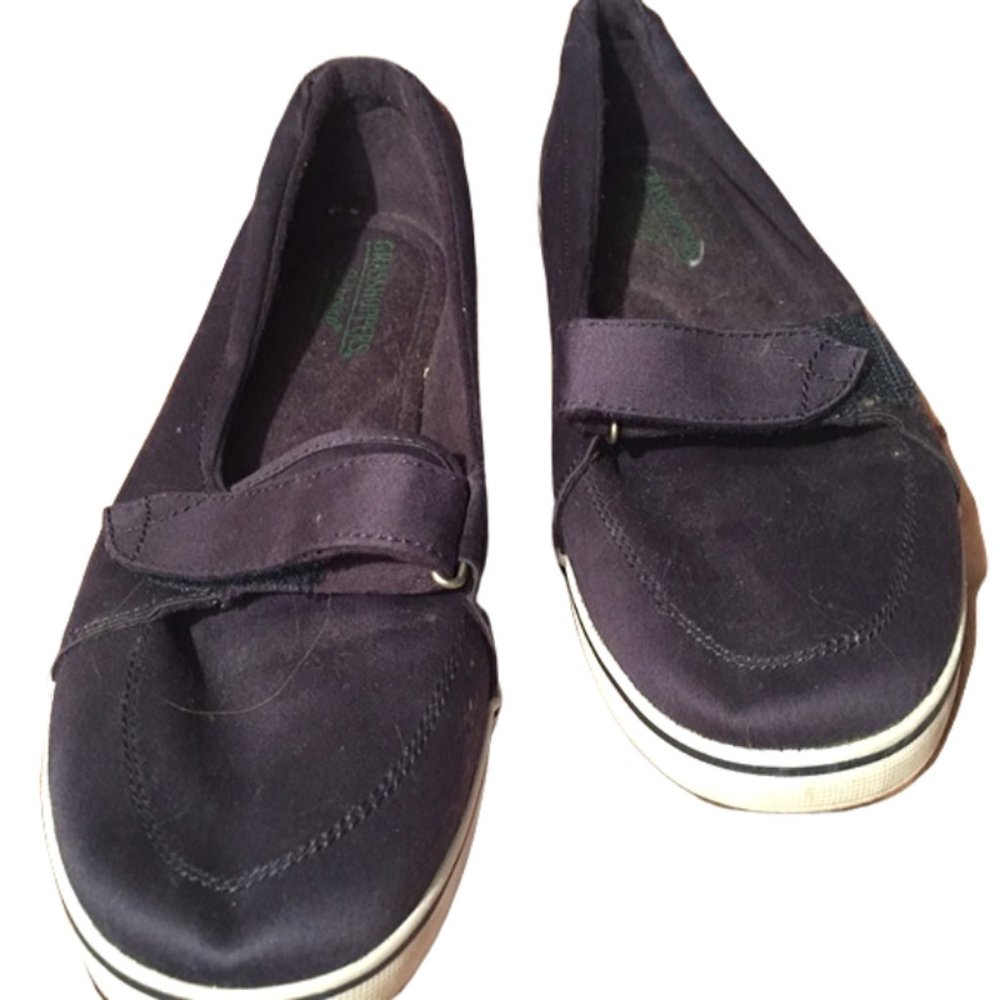 Grasshoppers Ortholite Slip-on Blue Sneaks 10 WIDE
